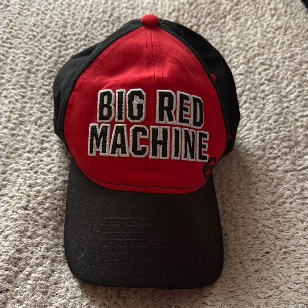 Red and Black Big Red Machine Reds Cap